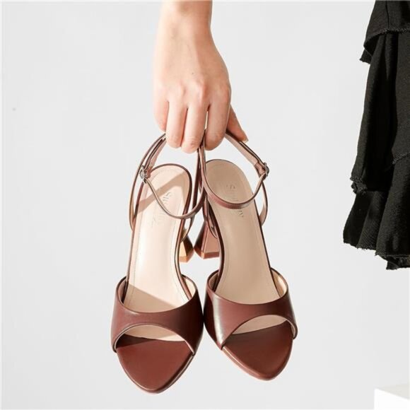 High Heels for Women Brown - Picture 6 of 7